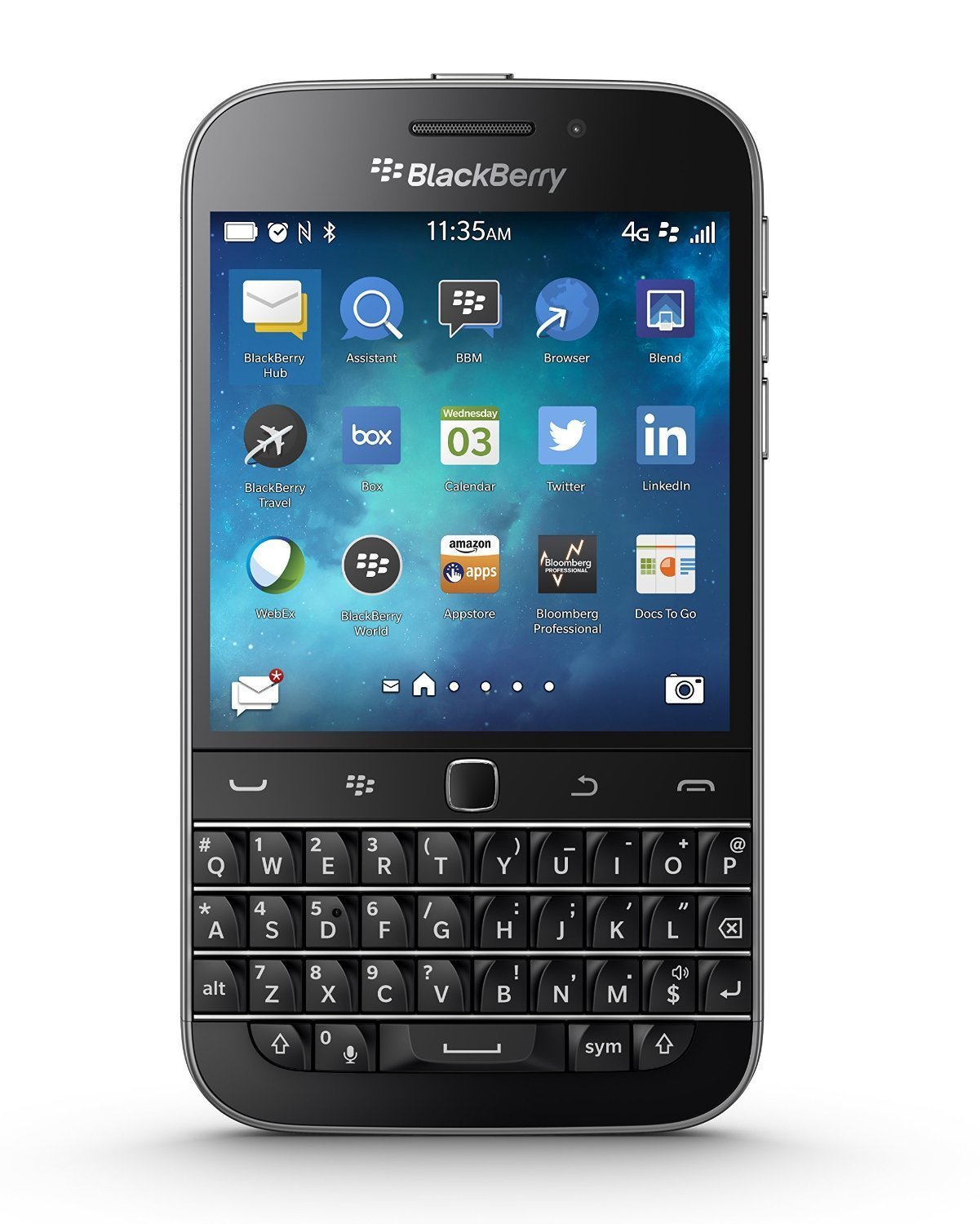 BlackBerry Classic Q20 Unlocked GSM 4G LTE - SQC100-4 - Keyboard